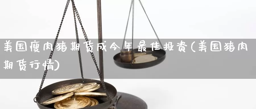 美国瘦肉猪期货成今年最佳投资(美国猪肉期货行情)_https://hj.wpmee.com_期货资讯_第1张