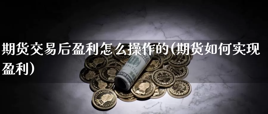 期货交易后盈利怎么操作的(期货如何实现盈利)_https://hj.wpmee.com_原油期货喊单_第1张