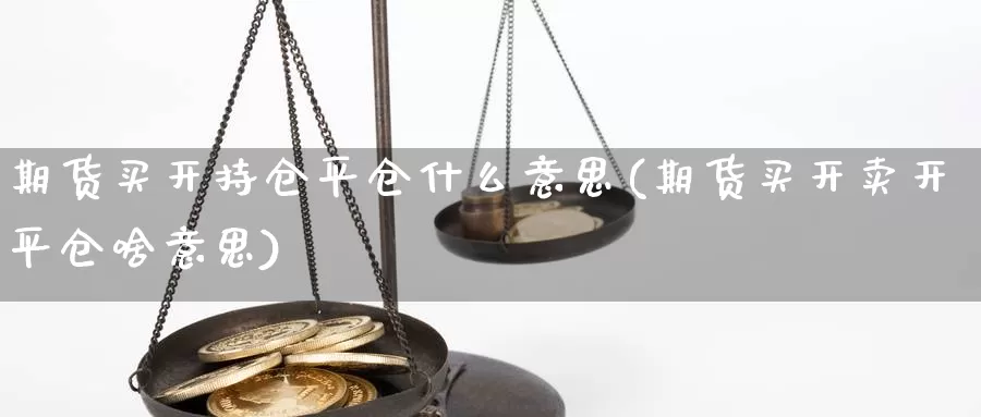 期货买开持仓平仓什么意思(期货买开卖开平仓啥意思)_https://hj.wpmee.com_期货资讯_第1张