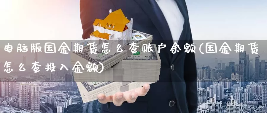 电脑版国金期货怎么查账户余额(国金期货怎么查投入金额)_https://hj.wpmee.com_原油期货_第1张