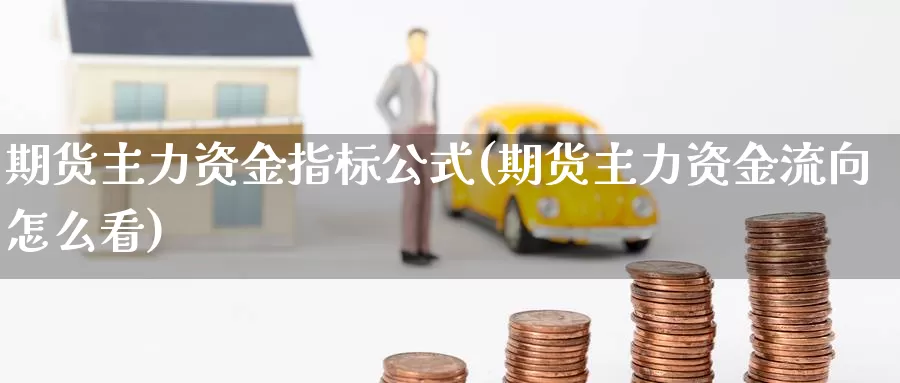 期货主力资金指标公式(期货主力资金流向怎么看)_https://hj.wpmee.com_纳指直播室_第1张