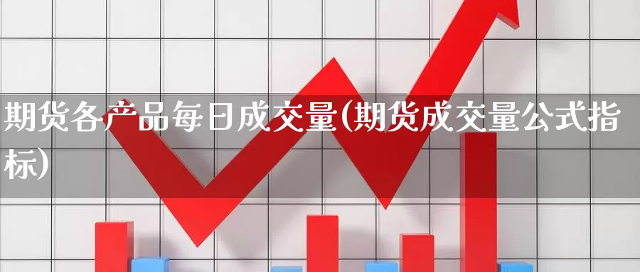 期货各产品每日成交量(期货成交量公式指标)_https://hj.wpmee.com_原油期货_第1张