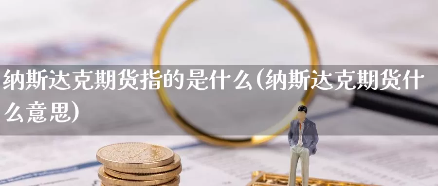 纳斯达克期货指的是什么(纳斯达克期货什么意思)_https://hj.wpmee.com_外盘期货_第1张
