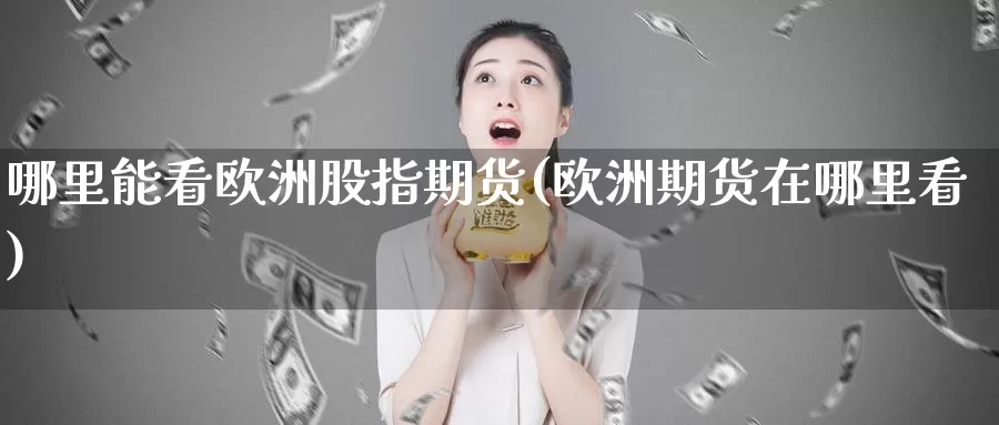 哪里能看欧洲股指期货(欧洲期货在哪里看)_https://hj.wpmee.com_原油期货喊单_第1张