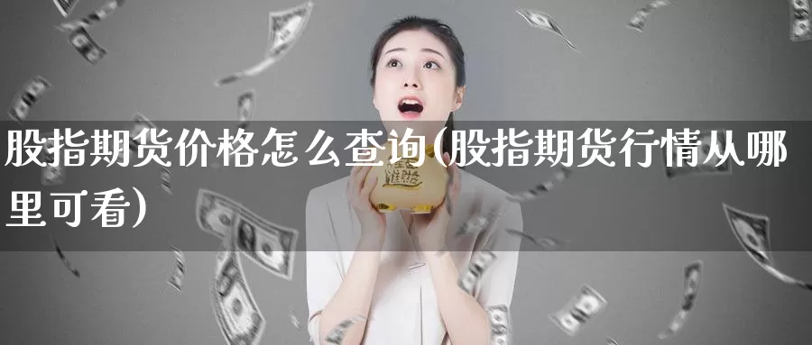 股指期货价格怎么查询(股指期货行情从哪里可看)_https://hj.wpmee.com_道指直播室_第1张