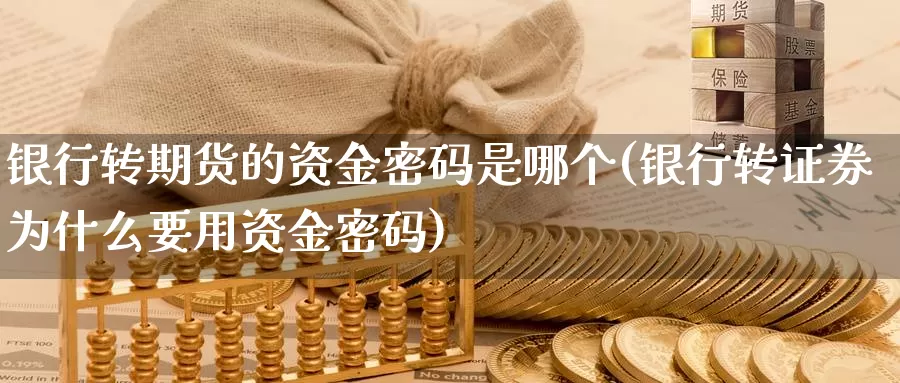 银行转期货的资金密码是哪个(银行转证券为什么要用资金密码)_https://hj.wpmee.com_道指直播室_第1张