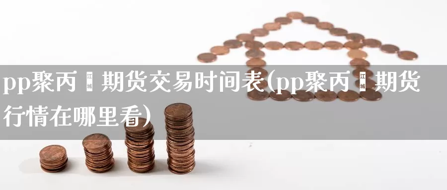 pp聚丙烯期货交易时间表(pp聚丙烯期货行情在哪里看)_https://hj.wpmee.com_黄金期货_第1张