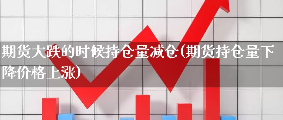 期货大跌的时候持仓量减仓(期货持仓量下降价格上涨)_https://hj.wpmee.com_纳指直播室_第1张