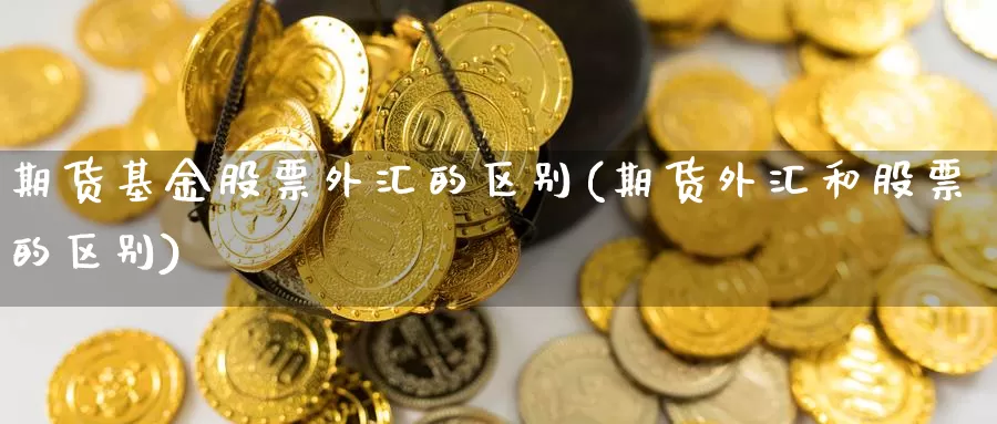 期货基金股票外汇的区别(期货外汇和股票的区别)_https://hj.wpmee.com_德指期货_第1张