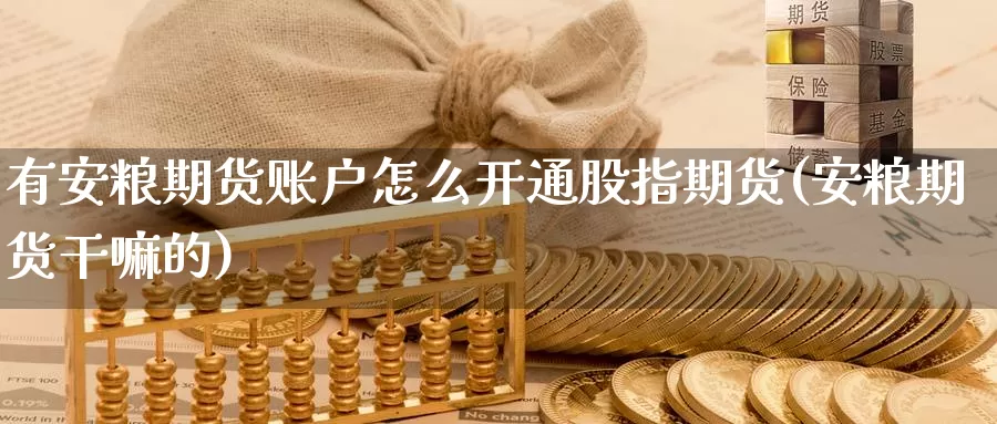 有安粮期货账户怎么开通股指期货(安粮期货干嘛的)_https://hj.wpmee.com_纳指直播室_第1张