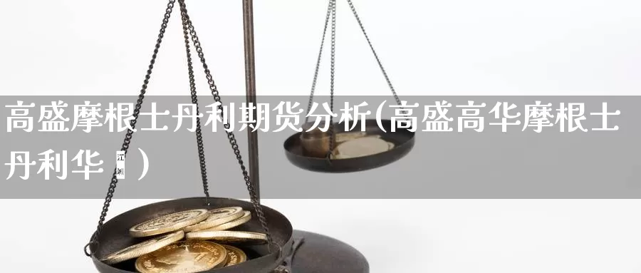 高盛摩根士丹利期货分析(高盛高华摩根士丹利华鑫)_https://hj.wpmee.com_黄金期货_第1张