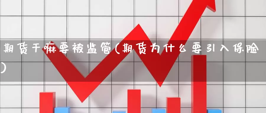 期货干嘛要被监管(期货为什么要引入保险)_https://hj.wpmee.com_原油期货_第1张