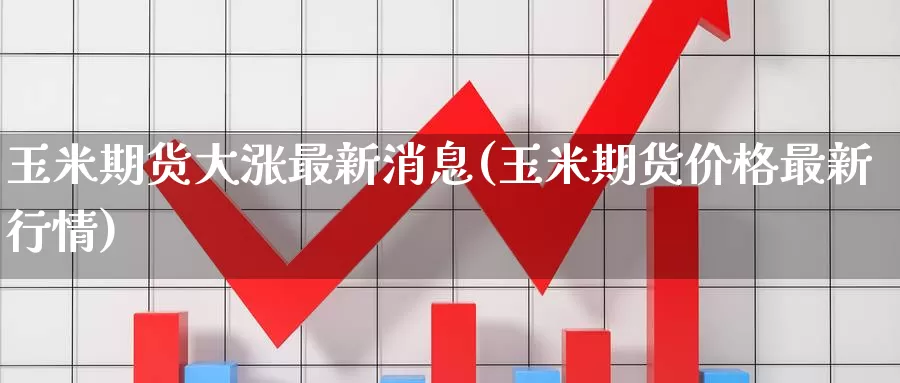 玉米期货大涨最新消息(玉米期货价格最新行情)_https://hj.wpmee.com_外盘期货_第1张